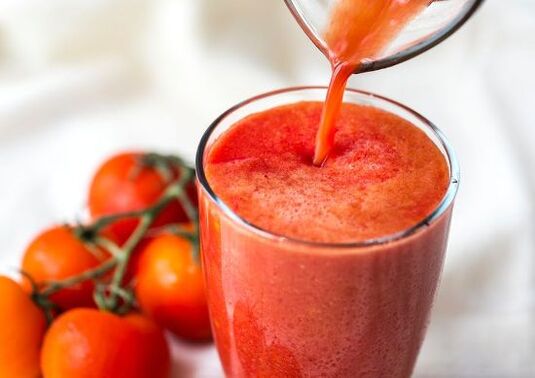 tomato smoothie alang sa pagkawala sa timbang
